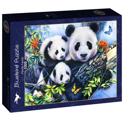 bluebird Panda Family Puzzel 1000 Stukjes