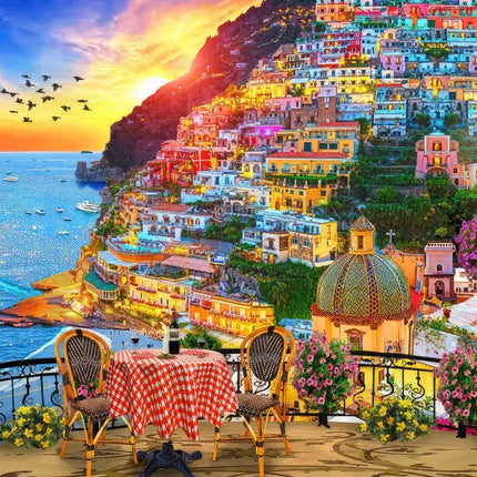 bluebird Positano Italy Puzzel 1000 stukjes