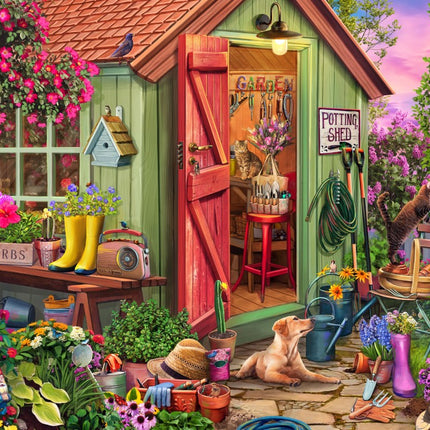 bluebird Potting Shed Puzzel 1000 Stukjes
