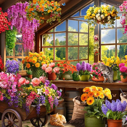 bluebird Potting Shed Puzzel 500 stukjes