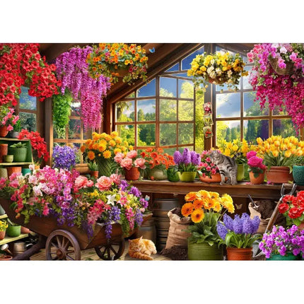 bluebird Potting Shed Puzzel 500 stukjes