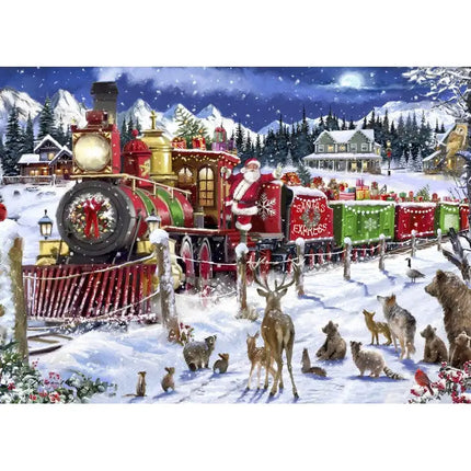 bluebird Santa Express Usa Puzzel 500 Stukjes