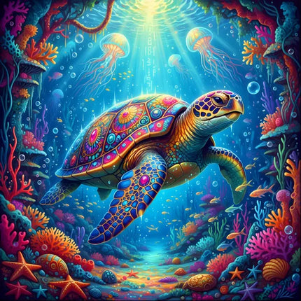 bluebird Sea Turtle Puzzel 1000 stukjes