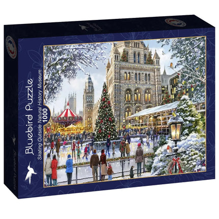 bluebird Skating Outside Natural History Museum Puzzel 1000 stukjes