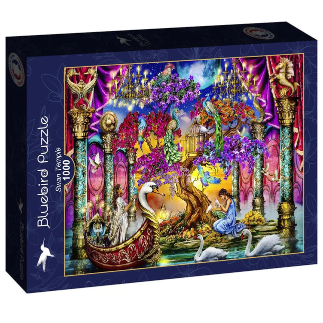bluebird Swan Temple Puzzel 1000 Stukjes