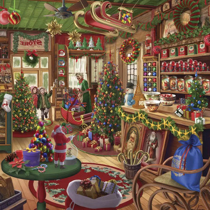 bluebird The Christmas Shop Puzzel 500 stukjes