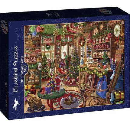 bluebird The Christmas Shop Puzzel 500 stukjes