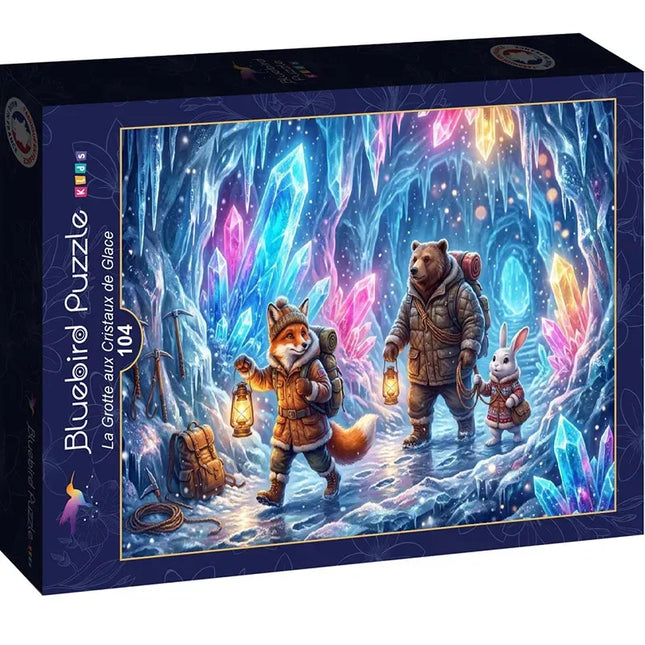 bluebird The Ice Crystal Cave Puzzel 104 stukjes
