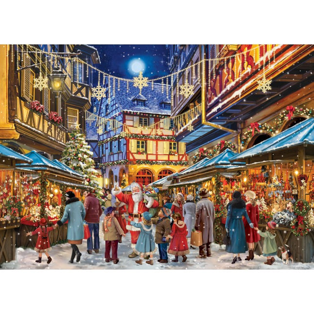 bluebird The Magic of the Christmas Market Puzzel 1500 stukjes