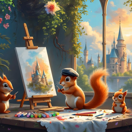 bluebird The Squirrels' Workshop Puzzel 500 stukjes