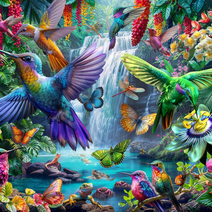 bluebird Tropical Hummingbirds Puzzel 500 stukjes