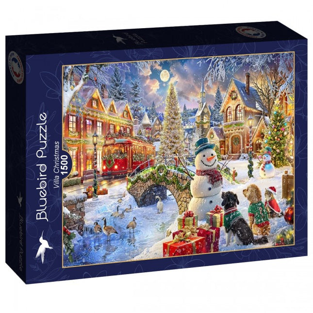 bluebird Villa Christmas Puzzel 1500 stukjes