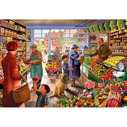 bluebird Village Greengrocer Puzzel 1000 Stukjes