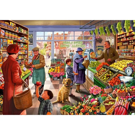 bluebird Village Greengrocer Puzzel 2000 Stukjes