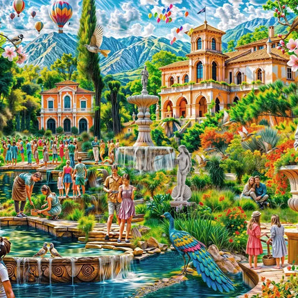 bluebird Walk in the Park Puzzel 2000 stukjes