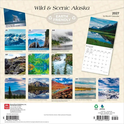 Browntrout Alaska Natuur Kalender 2027