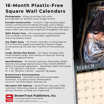 Browntrout Alchemy Witches Kalender 2026