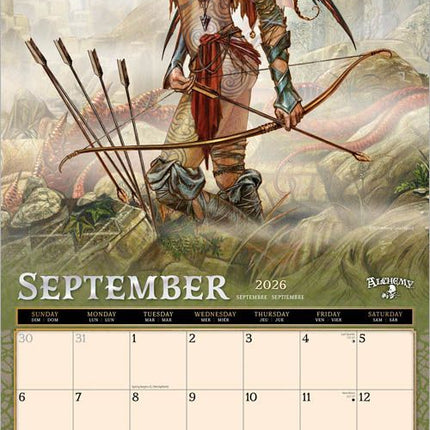 Browntrout Alchemy Witches Kalender 2026