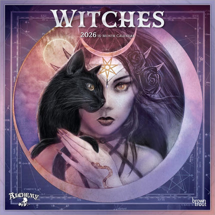 Browntrout Alchemy Witches Kalender 2026