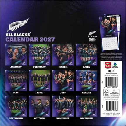 Browntrout All Blacks Kalender 2027
