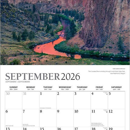 Browntrout America the Beautiful Kalender 2026