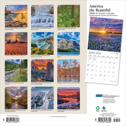 Browntrout America the Beautiful Kalender 2026