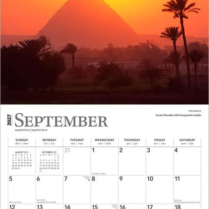 Browntrout Ancient Egypt Kalender 2027