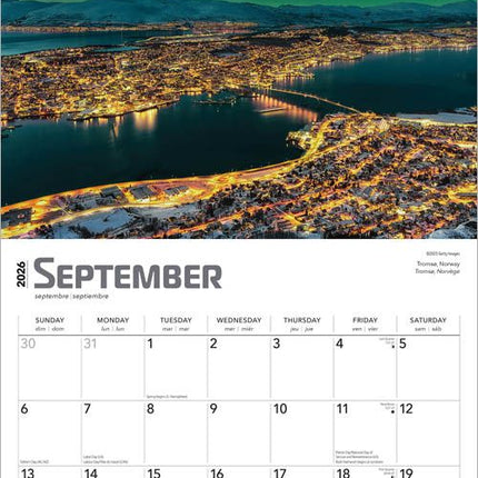 Browntrout Aurora Borealis Kalender 2026