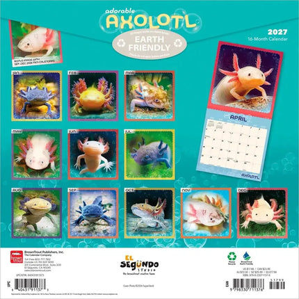 Browntrout Axolotl Kalender 2027