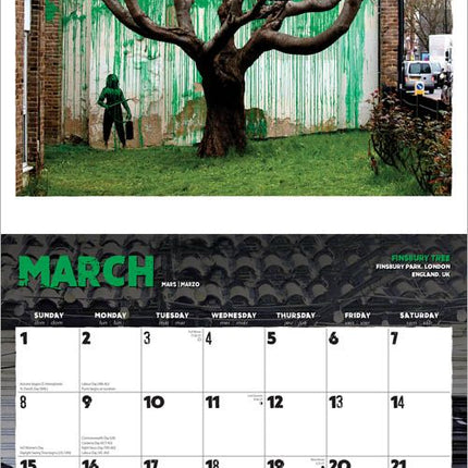 Browntrout Banksy Kalender 2026