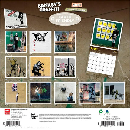 Browntrout Banksy's Graffiti Kalender 2027