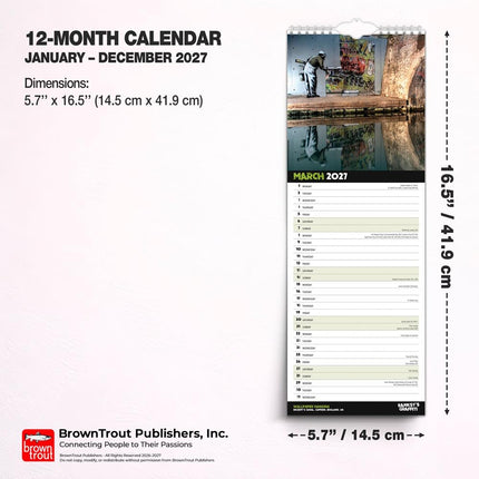 Browntrout Banksy's Graffiti Kalender 2027 Slimline