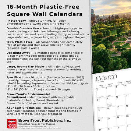 Browntrout Boston Kalender 2026
