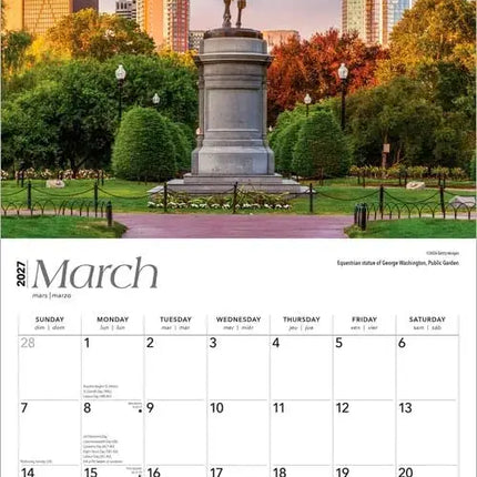 Browntrout Boston Kalender 2027