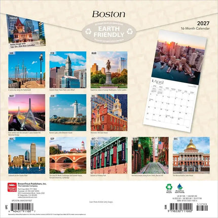 Browntrout Boston Kalender 2027