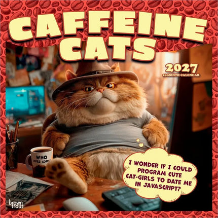 Browntrout Caffeine Cats Kalender 2027
