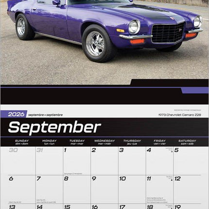 Browntrout Camaro Kalender 2026