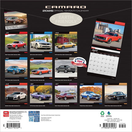 Browntrout Camaro Kalender 2026