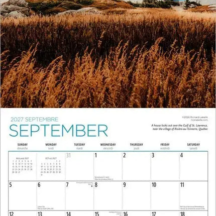 Browntrout Canadian Geographic Scenes Kalender 2027
