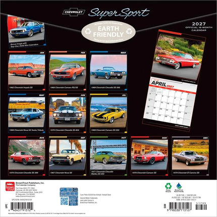 Browntrout Chevy Super Sport Kalender 2027