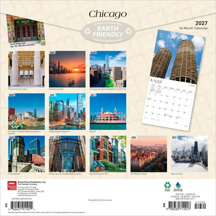 Browntrout Chicago Kalender 2027