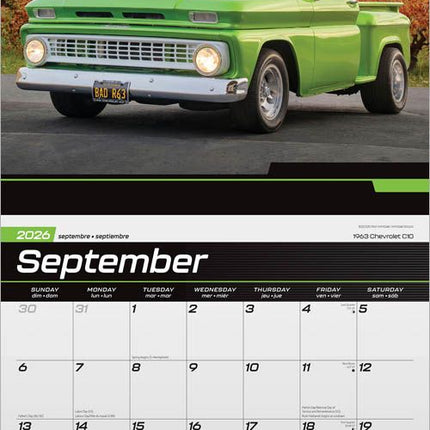 Browntrout Classic Chevy Pickups Kalender 2026