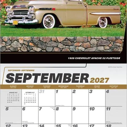 Browntrout Classic Chevy Pickups Kalender 2027