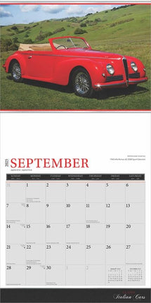 Browntrout Classic Italian Cars Kalender 2025