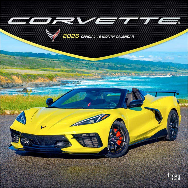 Browntrout Corvette Kalender 2026