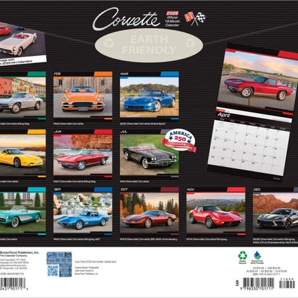 Browntrout Corvette Kalender 2026 Deluxe