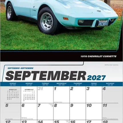 Browntrout Corvette Kalender 2027