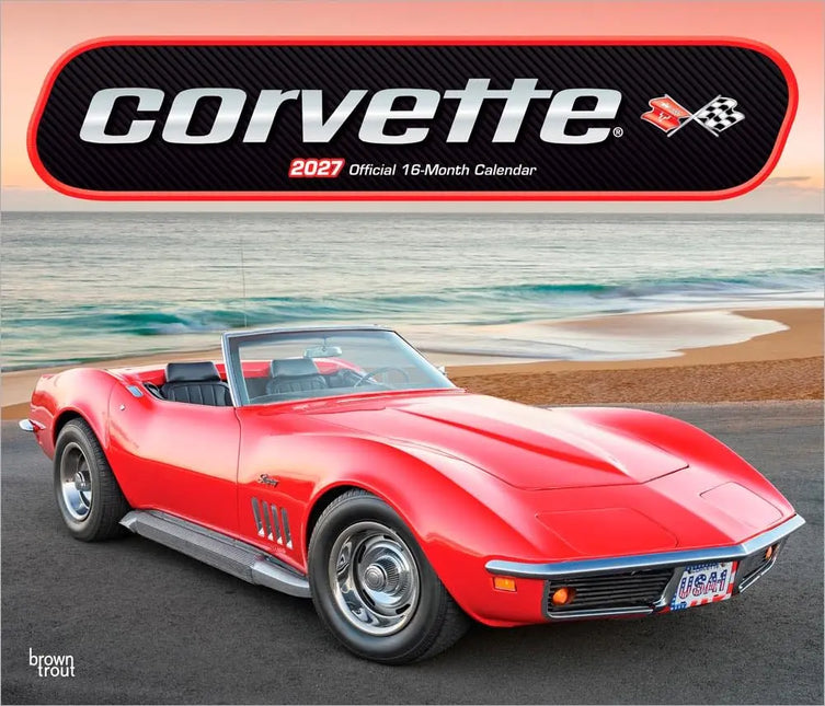 Browntrout Corvette Kalender 2027 Deluxe
