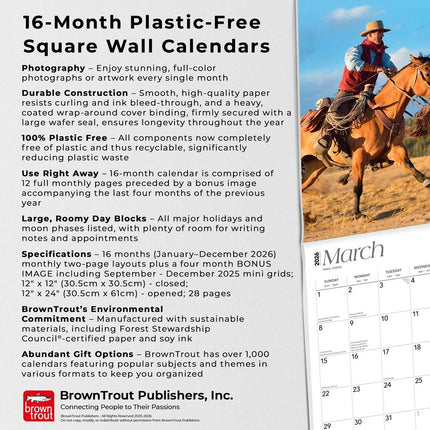 Browntrout Cowboys Kalender 2027