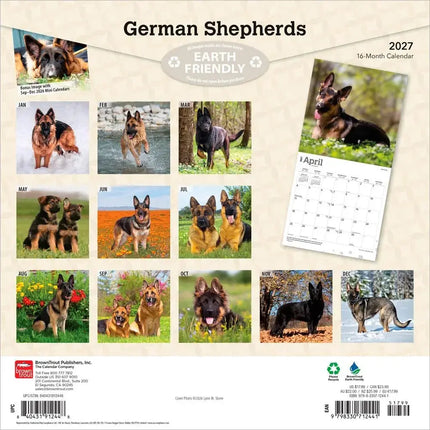 Browntrout Duitse Herder Kalender 2027